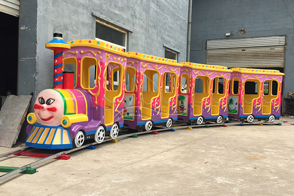 thomas-themed electric mall train ride
